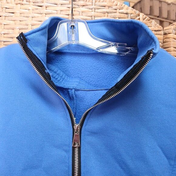 Sweat Suit 3/4 Zip Neck Pockets Fleece Inside 4X (Fits Smaller see Measurements) - Picture 3 of 12